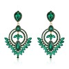 EVER FAITH Fashion Rhinestone Crystal Statement Dangle Drop Earrings, Prom