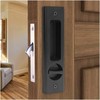 CCJH Sliding Barn Door Locks Invisible Door Handle Locks with