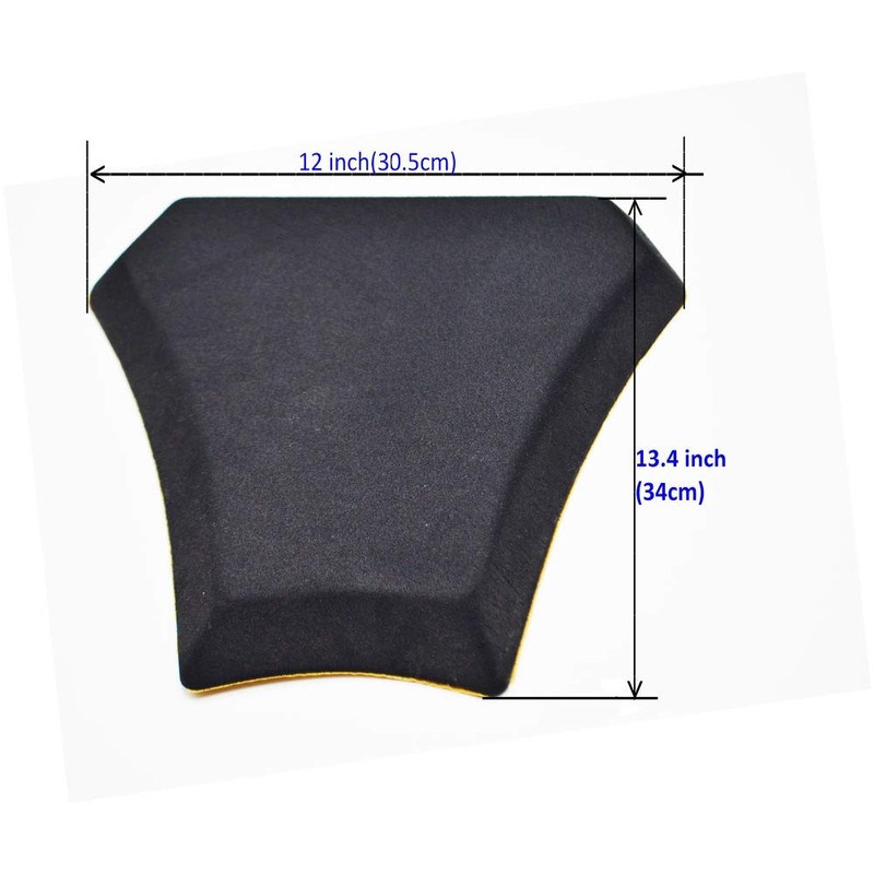 MOTO4U Universal Motorcycle Race Foam Seat Pad for Track Use