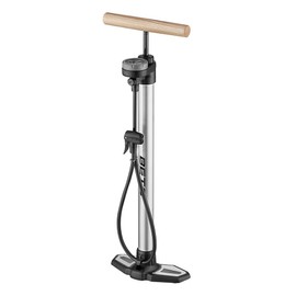 Beto MP-153AGW Alloy Floor Pump with Gauge and Wooden Handle