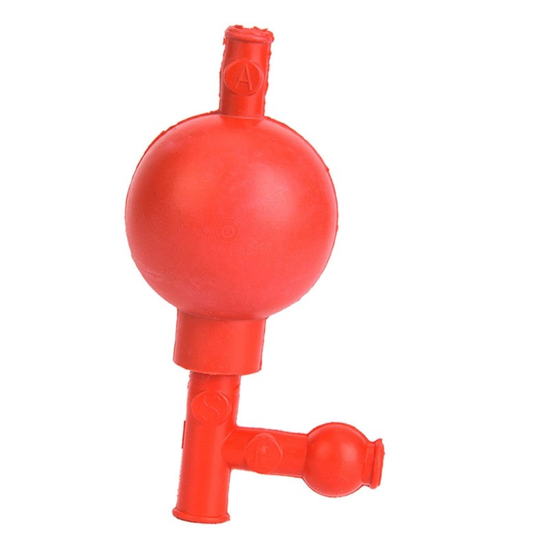 Rubber Suction Ball with 3 Holes for Safe Quantitative Pipette