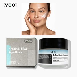 【VGO's Secret to Radiant Skin】Experience Ultimate Skin Transformation with Our 7-Fold Multi-Effect Repair Cream Moisturizer Smooth  USA