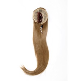 WIG ME UP - WK06-15 Hairpiece Voluminous Smooth Falling Ponytail Mini Butterfly Clip Elastic Band Approx. 60 cm Honey Blonde