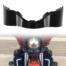 Unbranded Gloss Black Batwing Lower Trim Skirt Fairing For Harley Electra Glide FLHT CVO
