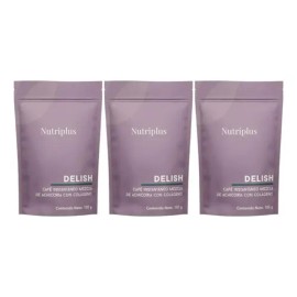 3 Nutriplus Café Instantáneo Achicoria & Colageno /100 G/