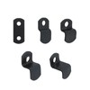 Mewutal 50pcs Black Offset Canvas Clips Metal Photo Frame Clips