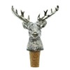 FRANK FLECHTWAREN Bottle Cork Silver Deer Set of 2