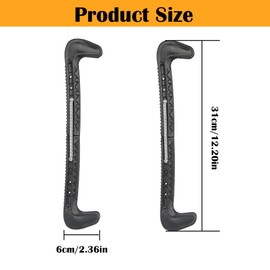 1 Pair of Blade Protectors, Ice Skates, Figure Skating Adjustable Ice Skate Protectors, Adjustable Ice Skate Protector with Spring Ice Skates for Figure Skates
