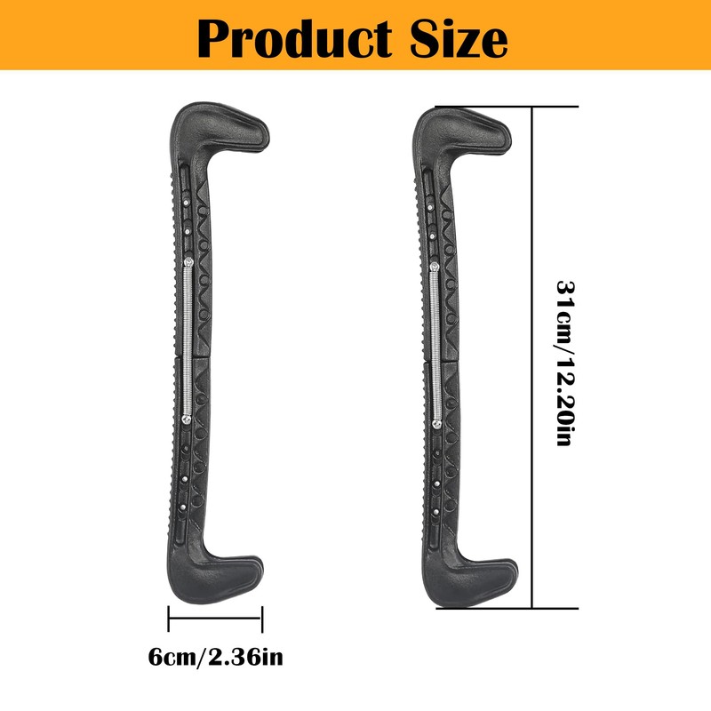 1 Pair of Blade Protectors, Ice Skates, Figure Skating Adjustable