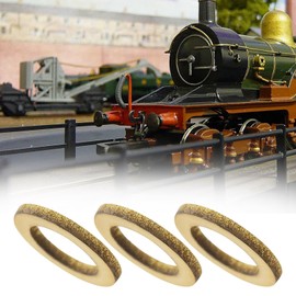 The Lord of the Tools 100pcs Brass Shim Washers Brass 0.5mm Flat Washers 5mm(OD) x3.2mm(ID) x0.5mm Washers Suitable for DIY Ship Military and Railway Models