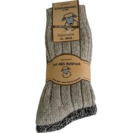 normani 2 pairs of super warm ABS stopper Norwegian socks, a real replacement for slippers