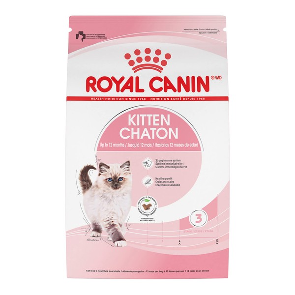 Royal Canin Feline Health Nutrition Dry Kitten Food, Supports Digestive
