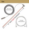 Bitiontry Copper Grounding Rod with 40ft Female Ground Cord, Portable