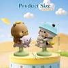 Onperpoe 2 pcs Bubu Dudu Bobble Head, Cute Figure Ornament