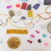sourcing map 1500Pcs Mixed Glass Beads 2-4mm Bugle Beads Green
