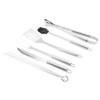 9Pcs/Set Stainless Steel BBQ Tools Set Barbecue Utensils Accessories Kit