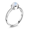 Materia Moonstone Ring 925 Silver Genuine Gemstone Jewellery SR-16-54, Gemstone