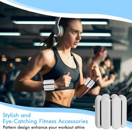 Wrist Ankle Weights for Women, Adjustable Ankle Weights Strength Training Silicone Bracelets Workout Wrist Ankle Weights for Men Women Yoga Running Dance Ankle Arm Leg Weights (2lb Grey)