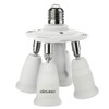 DiCUNO 5 in 1 E26 Light Socket Splitter Adapter, Standard