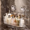 2026 New No-Drill Bathroom Suction Storage Box, Large Capacity Strong