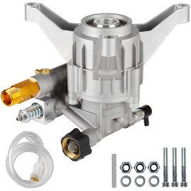 MUTURQ Vertical Pressure Washer Pump 7/8" Shaft, 3000 PSI, 2.5 GPM Replacement Power Washer Pump, Compatible with gcv190, 308653078, Rear facing, M22-14mm Outlet