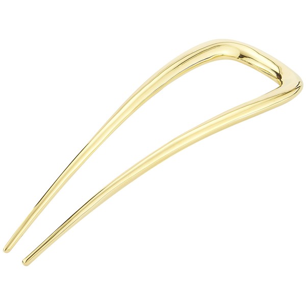 Deborah Pagani Small Sleek Hair Pin, Color Gold | Size 1 piece