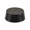 sourcing map Tapered Rubber Cap with Hole 75 mm to