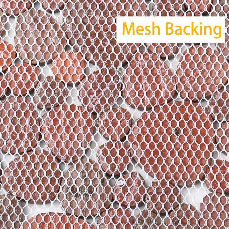 Parrotile Pebble Shower Floor Tile Bathroom Beige Wall Backsplash Mosaic