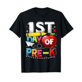 First day of Pre-K Teacher Boys Girls Funny Back To School T-Shirt