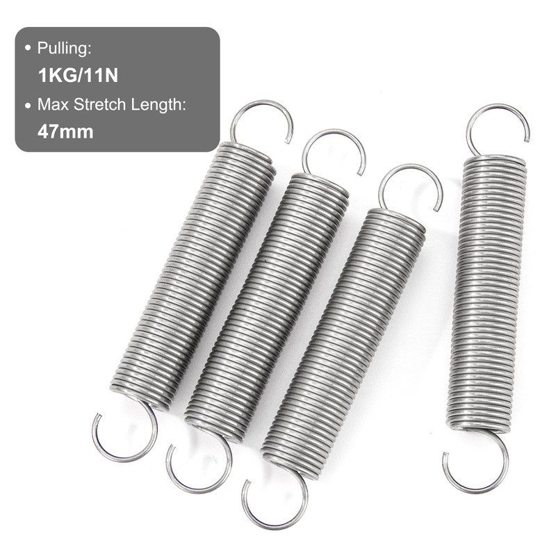 GUNGY Tension Springs with Hooks Stainless Steel Tension Spring 60