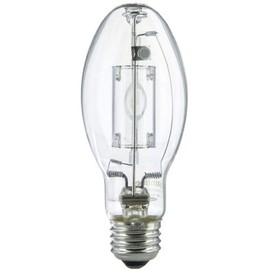 Sunlite MP150/C/U/MED M90/O Protected Metal Halide Lamp, 100 Watts, Medium Base (E26), Pulse Start, ED17, 8500 Lumens, Clear, 4000K Cool White, 1 Pack