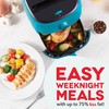 DASH Tasti-Crisp™ Electric Air Fryer Oven, 2.6 Qt., Teal –