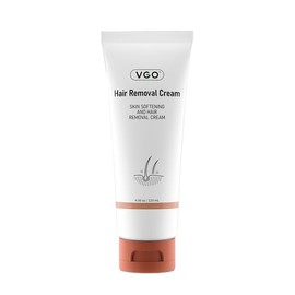 VGO Painless Hair Removal Cream for Women & Men, Hair removal cream for body, back legs, All Skin Types, 4.06ozSpatula-A FC-006  Comfort Cosmetic Wax - Colour: One bottles