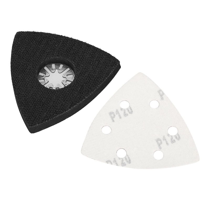100 x Delta sanding triangles, sanding device accessories for triangular
