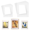 TRKETK 20 Pieces Photo Mounts, White Picture Mounts Photo Frames