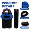 Aspire 2-Bottle Wine Carrier Tote Bags, Neoprene Wine Bottle Holders,
