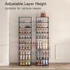 Autonomier 10 Tier Tall Shoe Rack, Compact Narrow Shoe Stand
