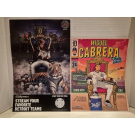 Detroit Tigers Miguel Cabrera Final Season Poster/ SGA Triple Crown cover 11x17