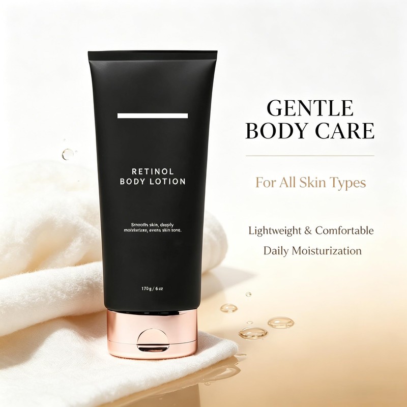 Retinol Body Lotion, Firming Body Cream for Crepey Skin