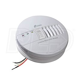 Kidde Hardwired Carbon Monoxide Detector with 9-Volt Battery Backup, 3 LED Indicators & Smoke Detector, Hardwired Smoke Alarm with 9-Volt Battery Backup