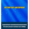 7 ft Pool Table Cover, 600D Waterproof, Dustproof, Windproof, Anti-UV