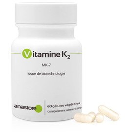 Vitamin K2 * 105 μg / 60 Capsules * Derived from Natural Fermentation (MK-7) * Joint, Blood Circulation, Bone *