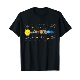 Solar system t shirt for kids, solar system for girl women T-Shirt