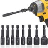 Casenly Pack of 8 M4-M16 Tap Socket Adapter, 1/4 Inch