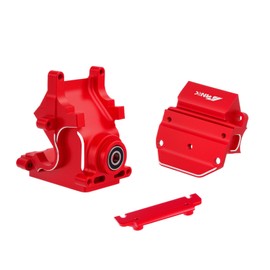 NMNRC Alum Front Rear Differential Gearbox Bulkhead Cover for Arrma 1/7 Felony Limitless Fireteam Mojave Diff Case 1/8 Typhon Outcast Kraton Talion Notorious 6S BLX & EXB Series Upgrades Part Red