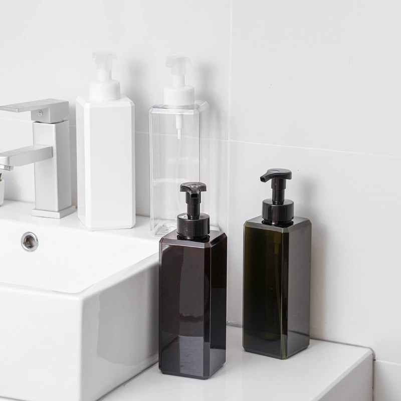 UUJOLY Foaming Soap Dispenser 1L (33.8oz) Refillable Plastic Pump Bottle