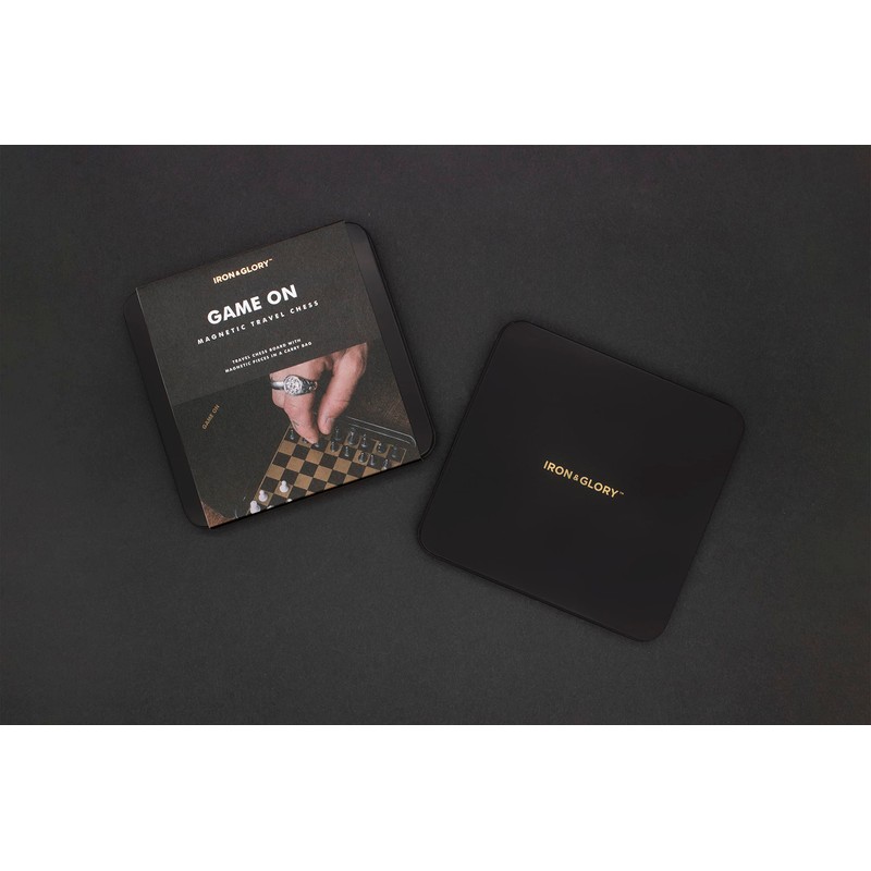Iron and Glory Travel Chess Set - Magnetic Traveling Mini