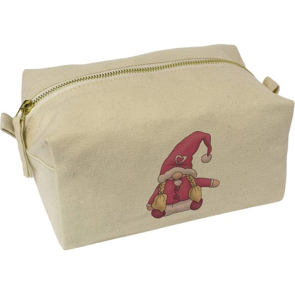 'Girl Gonk' Canvas Wash Bag/Makeup Case (CS00029587)