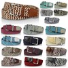 Glamexx24 Men's Women's Unisex Elastic Braided Fabric Belt, Width 3.5