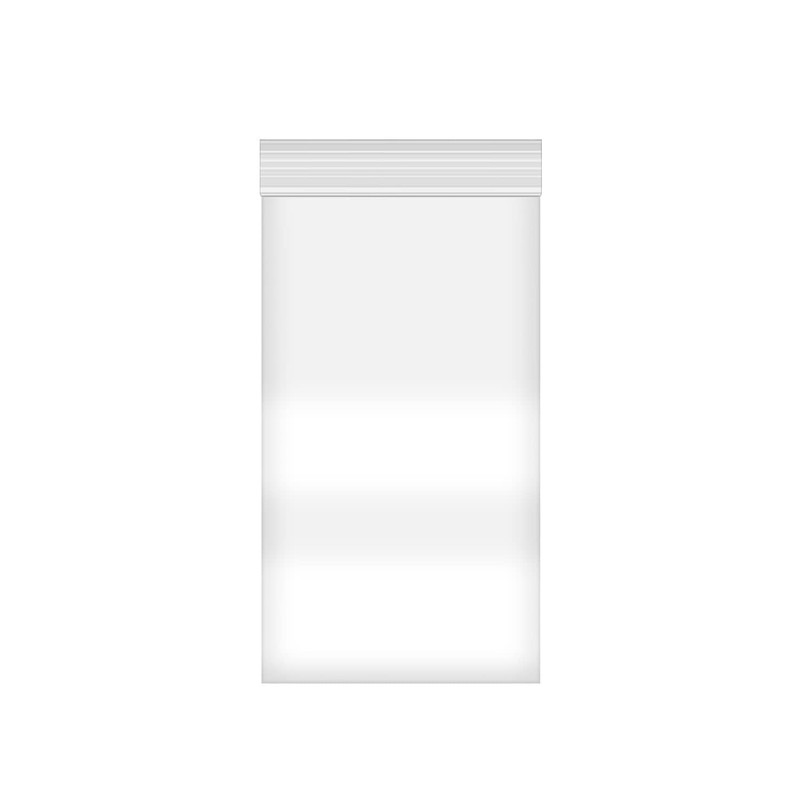 Fessary 100pcs 4 X 7 Clear Reclosable Zip Plastic Poly